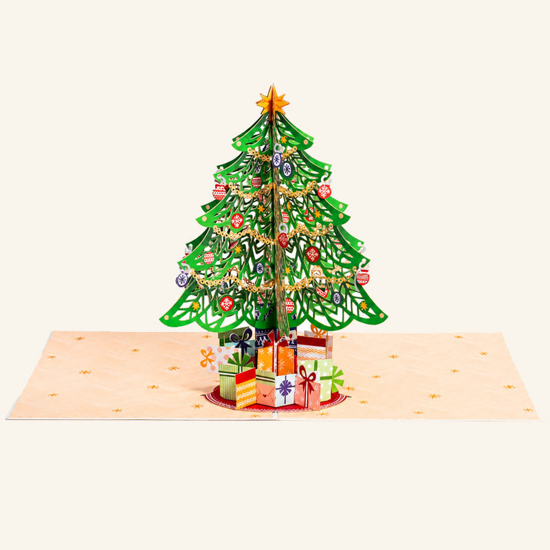 🎄 3D Pop-up Kerstboom Wenskaart
