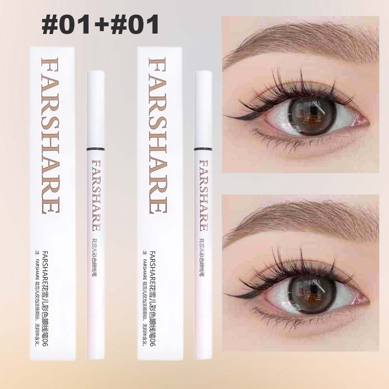 🔥Koop 1, krijg 1 gratis🌈Gekleurde eyelinerpen – Ultrafijne punt voor levendige, langdurige ooglooks