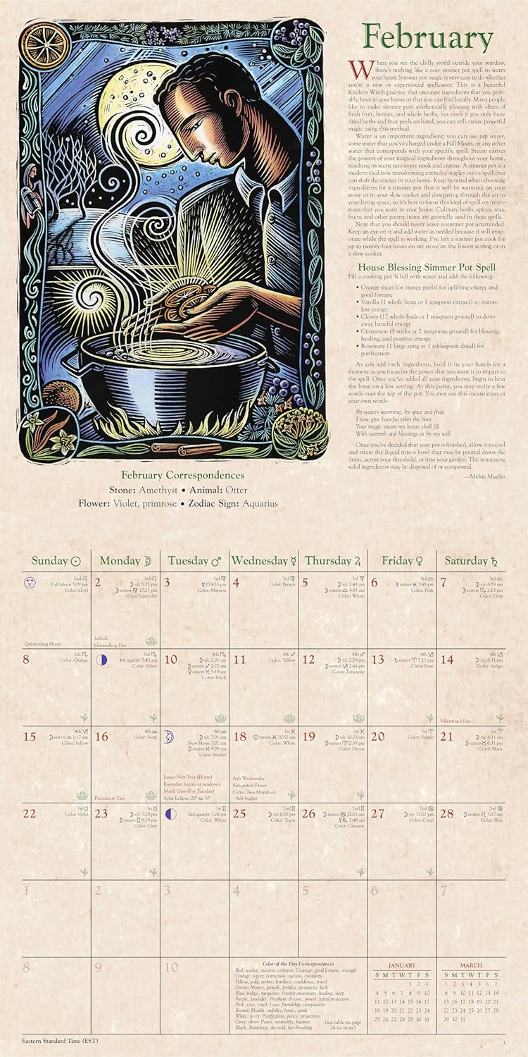 🔮✨ 2026 Heksenkalender🌙 Llewellyn's Magische Heksenkalender – Ontdek het mystieke ritme van het jaar
