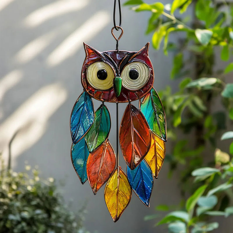 🌟 Kleurrijke uilendecoraties voor ramen en huizen 🦉