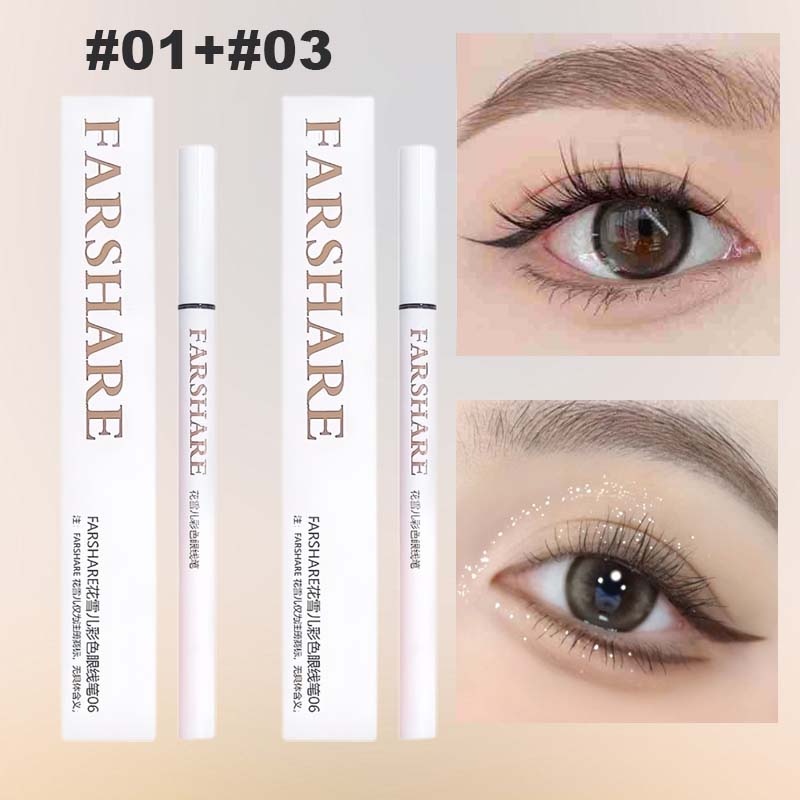 🔥Koop 1, krijg 1 gratis🌈Gekleurde eyelinerpen – Ultrafijne punt voor levendige, langdurige ooglooks