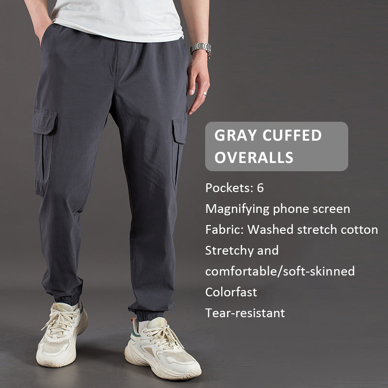 ๐ Voorjaar/Zomer Heren Stretch Cargo Broek ๐