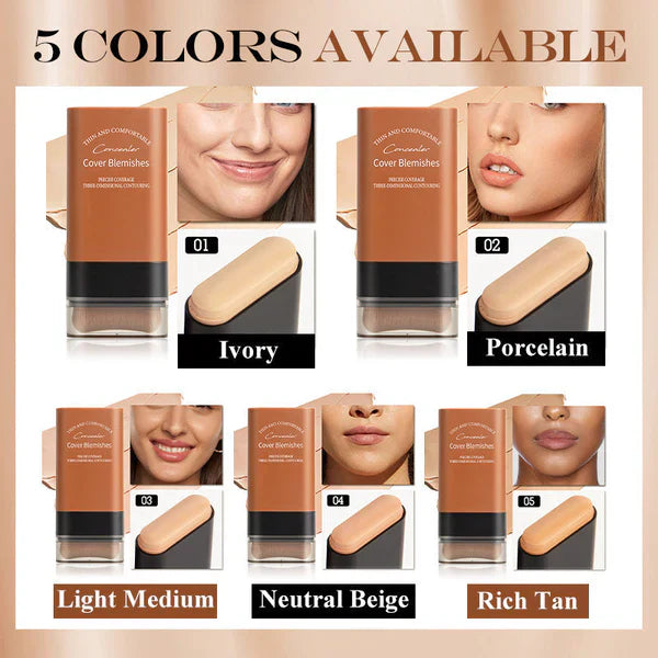 ⏳Koop 1, krijg 1 gratis🥰Hydraterende lichte foundationstick met kwas