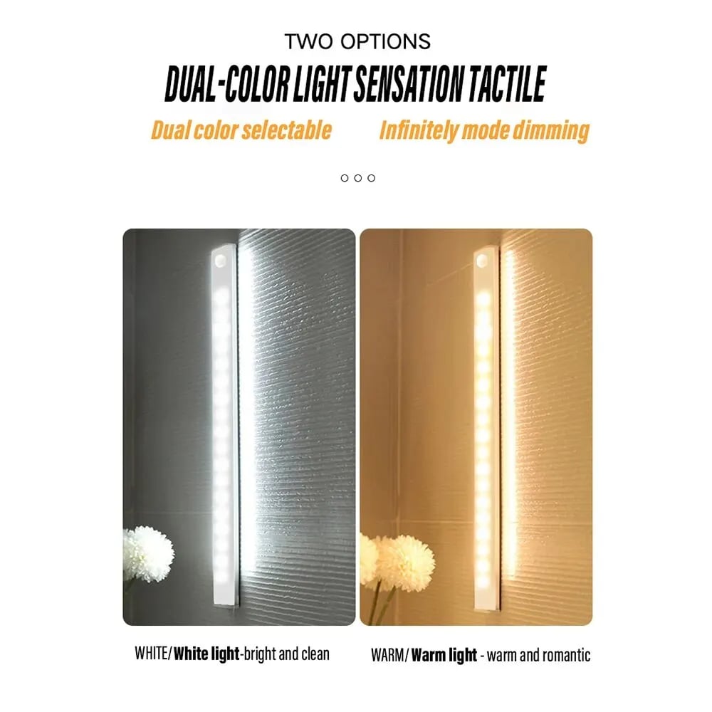🔥Tijdelijk aanbod - oplaadbare LED-lamp, geen stoten nodig, slimme sensor, magnetisc