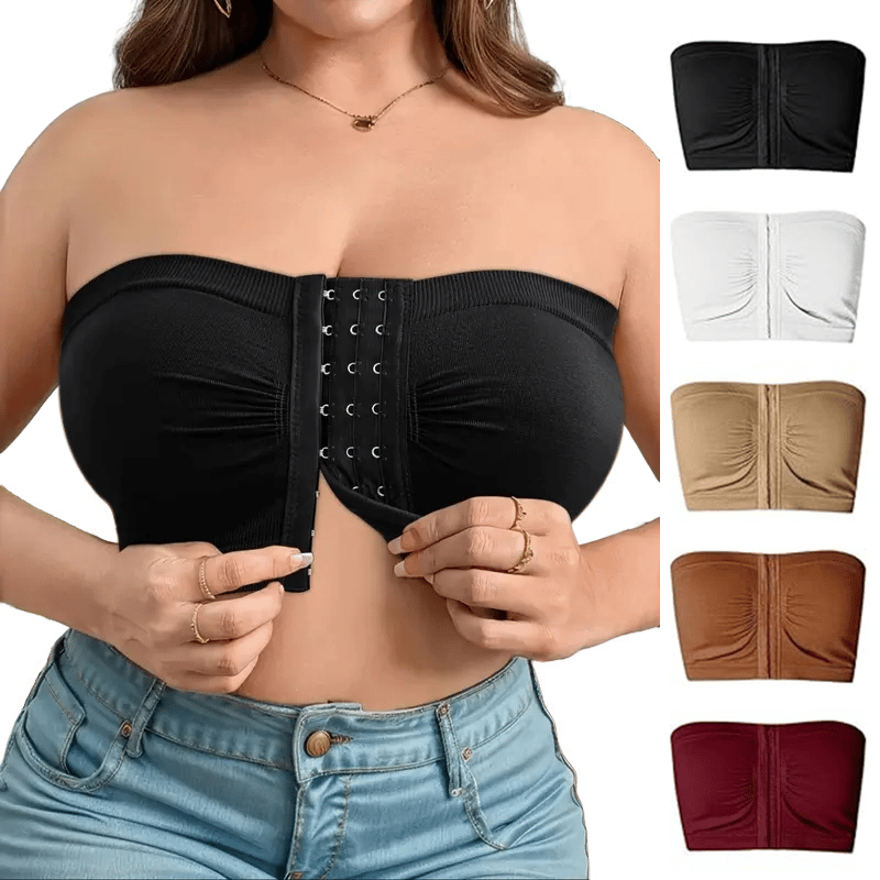 ⌛Koop 2, krijg 1 gratis💞Grote strapless bh met ademende sluiting aan de voorkant