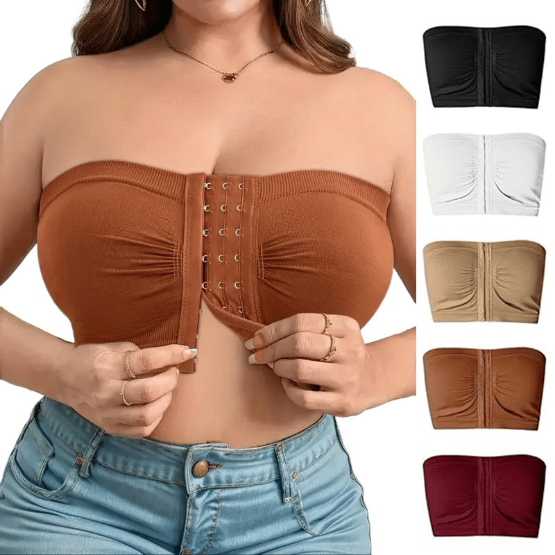⌛Koop 2, krijg 1 gratis💞Grote strapless bh met ademende sluiting aan de voorkant