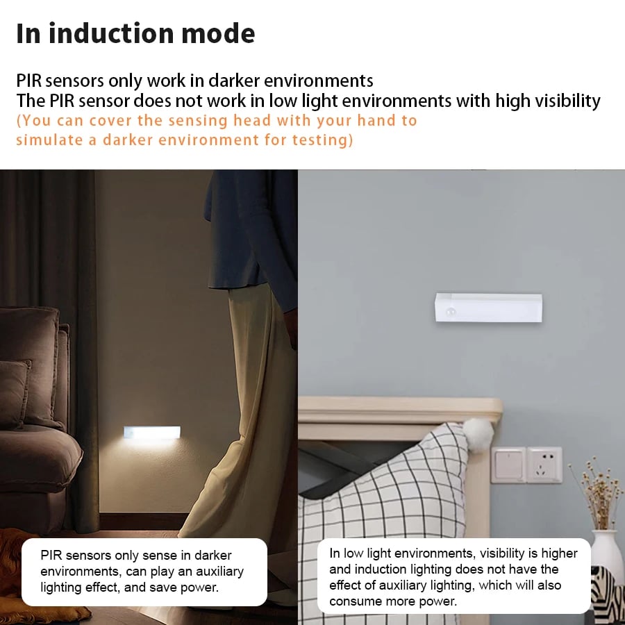 🔥Tijdelijk aanbod - oplaadbare LED-lamp, geen stoten nodig, slimme sensor, magnetisc