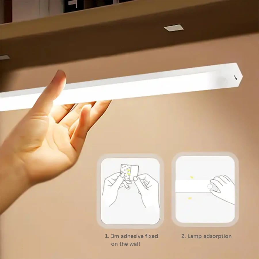 🔥Tijdelijk aanbod - oplaadbare LED-lamp, geen stoten nodig, slimme sensor, magnetisc