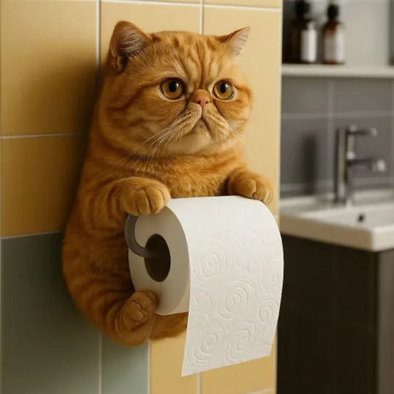 ⌛Specials van deze wee🧻Toiletpapierhouder voor katten aan de muur🐾