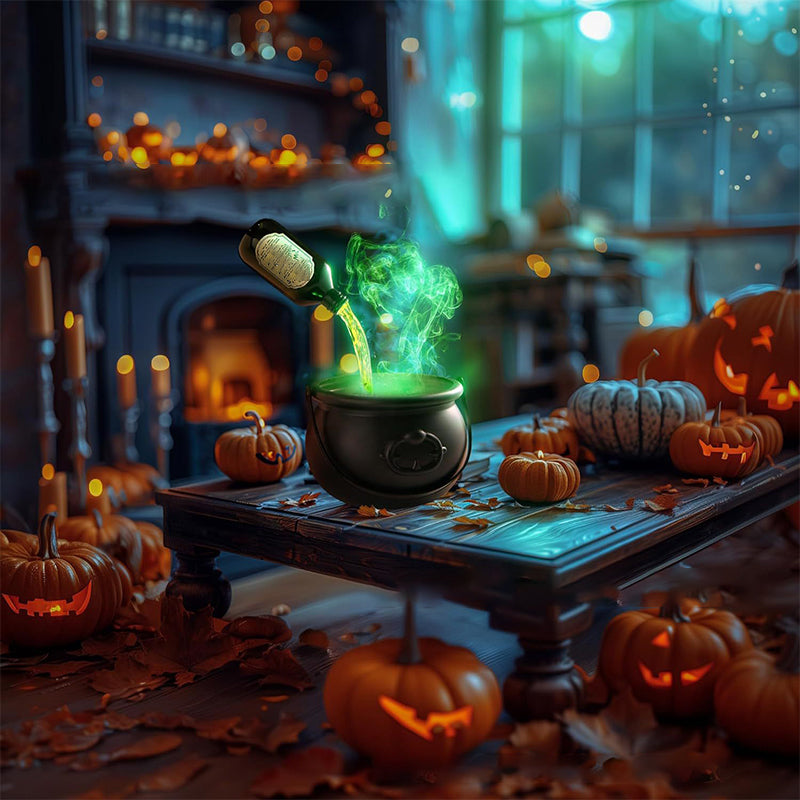 🧙♀️Breng magie in huis!🎃Magische zwevende fles en diffuser - Zwarte vleermuis heksenpot🦇
