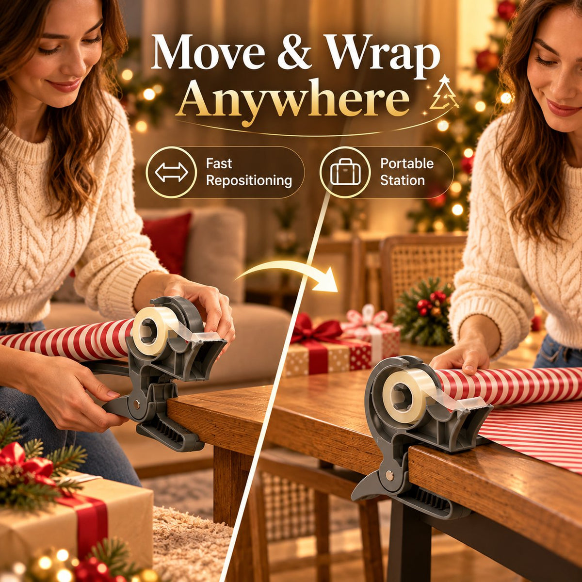 📜🎀 Inpakstation Set – Houd je Wrapping Netjes en Georganiseerd