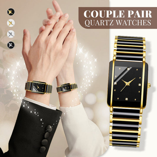 ⌚ Fashion Keramisch Vierkant Quartz Horloge