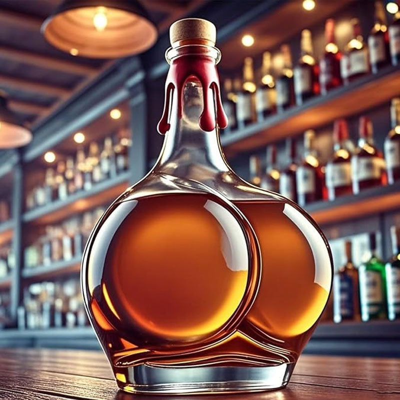 🥂Geef uw wijnproeverijen een speels tintje met deze leuke fles.