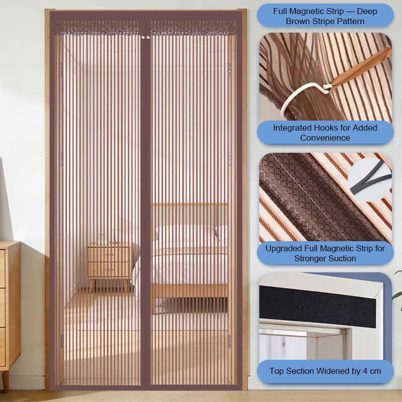 🦟 Houd ongedierte buiten – binnen 2 minuten geïnstalleerd! De magnetische gaasdeurgordijn! 🚪 Loop zo naar binnen – hij sluit automatisch vanzelf! ✨