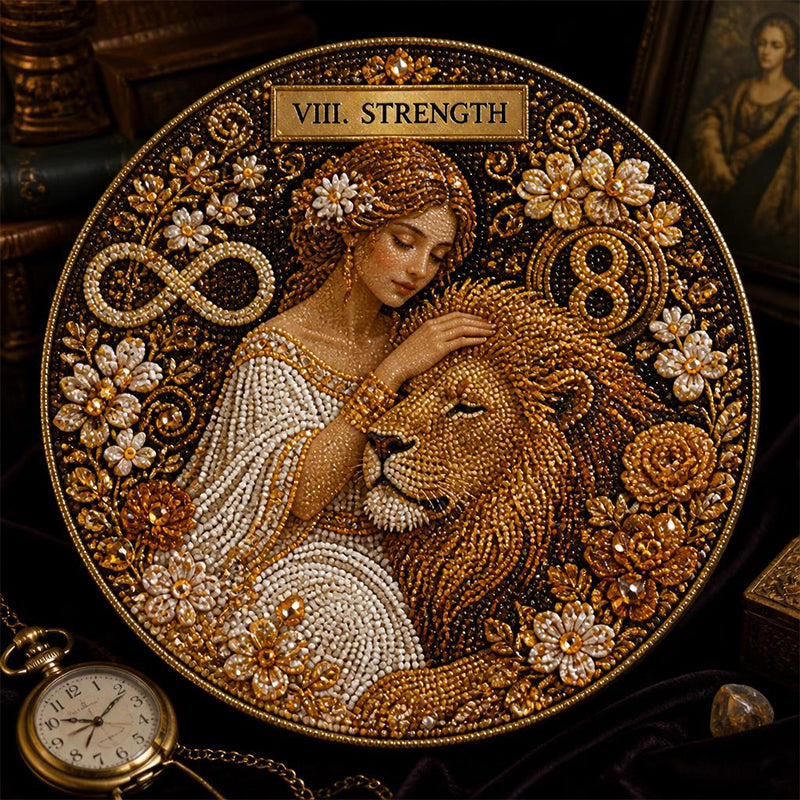 🧘‍♀️ Vind Jouw Heilige Licht: Grote Arcana Tarot Diamantkunst 🌘