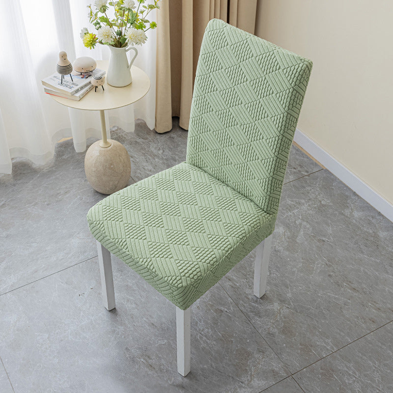 🪑 Elastische stoelhoes voor aan de eettafel met een zachte bubbelstructuur