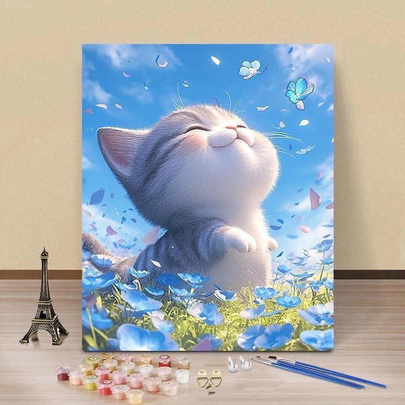 🎨 DIY Schilderen op Nummer – Ingelijste decoratiekunst | Inclusief gratis penselen en verf 🖌️