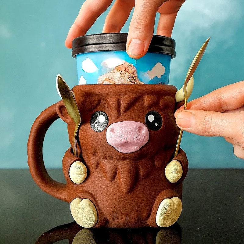 🐮 Schattige koeienkoelhouder — ‘Perfect voor het bewaren van suikerklontjes of andere drankaccessoires’ ❄️