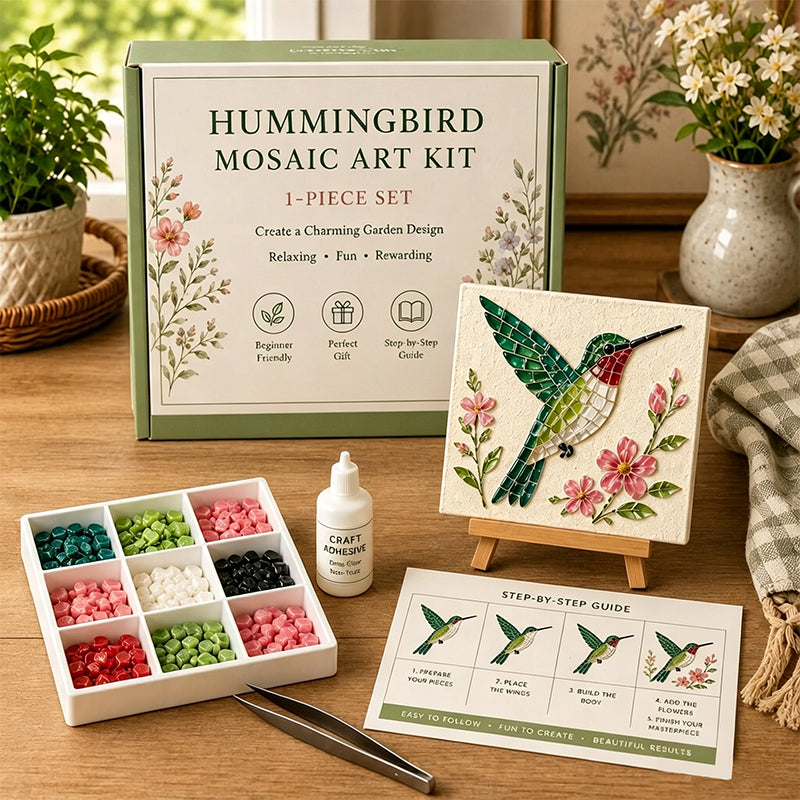 🌻🏡 Zelfmaak Mozaïek Kit voor Cottage Tuin – Maak jouw eigen meesterwerk