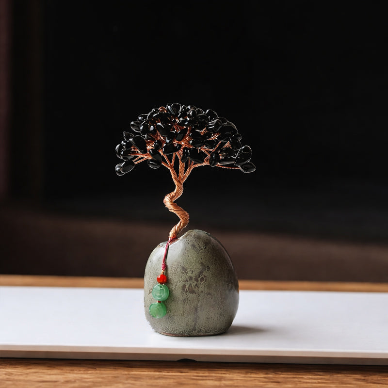 ✨ Kristallen Boom Ornament · Handgemaakt Energie Decor