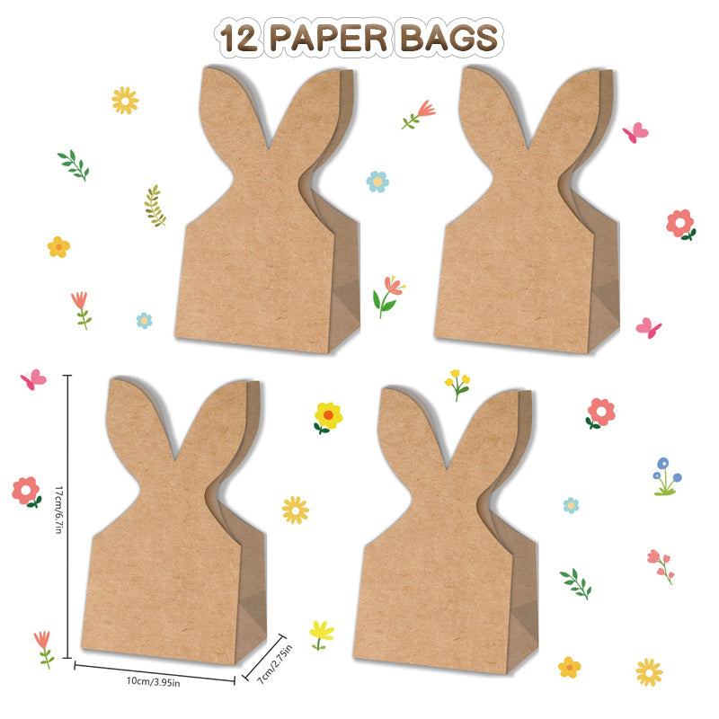 🐰Versier Je Pasen: Maak Je Eigen Paashaaszakjes met Onze DIY Kit! 🐰🌷