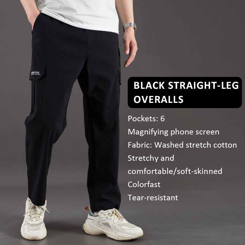 👖 Voorjaar/Zomer Heren Stretch Cargo Broek 👖