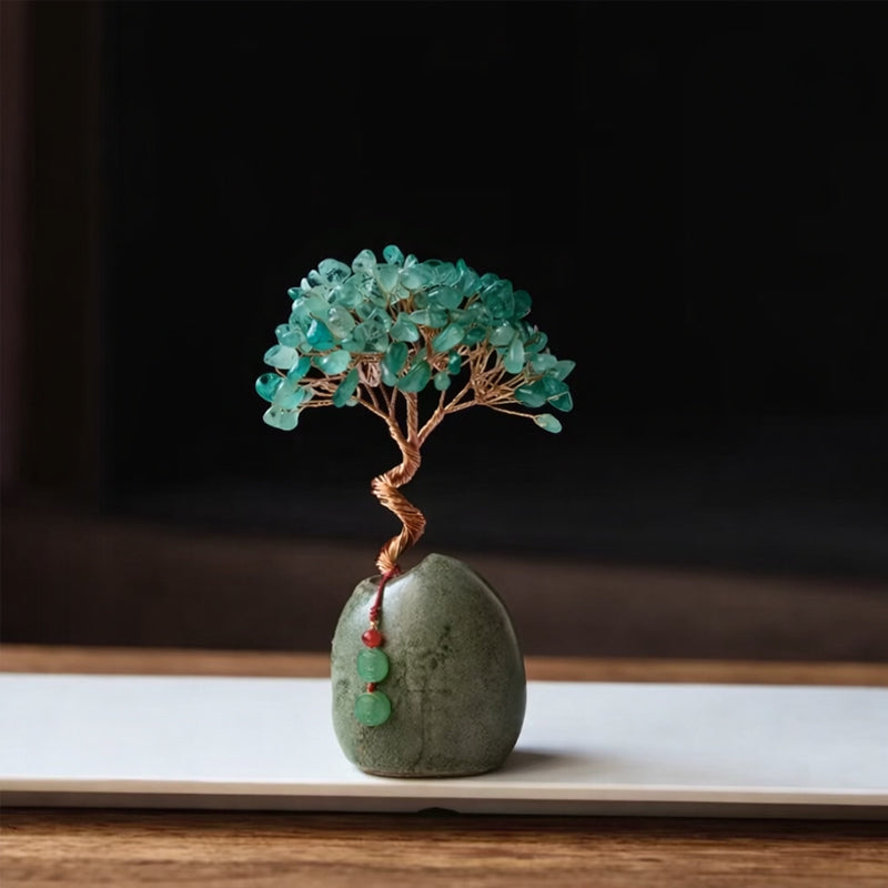 ✨ Kristallen Boom Ornament · Handgemaakt Energie Decor