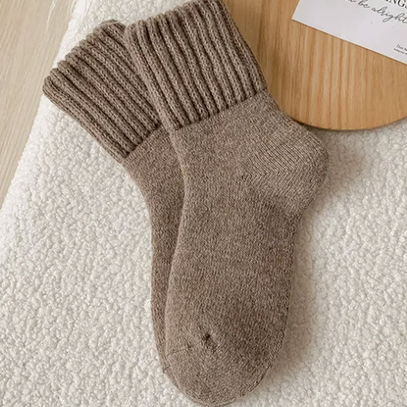 🌟Koop 1, krijg er 4 gratis🧦 Warme wollen sokken tot halverwege de kuit – perfect voor herfst en winter