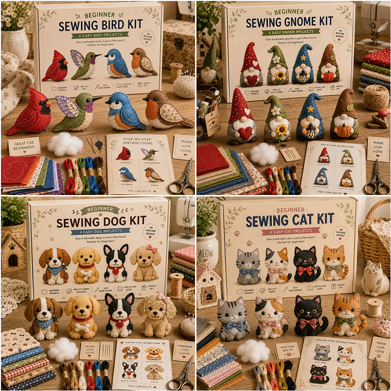 Ontspan en naai je eigen zakvriendje! 🧵✨🧸