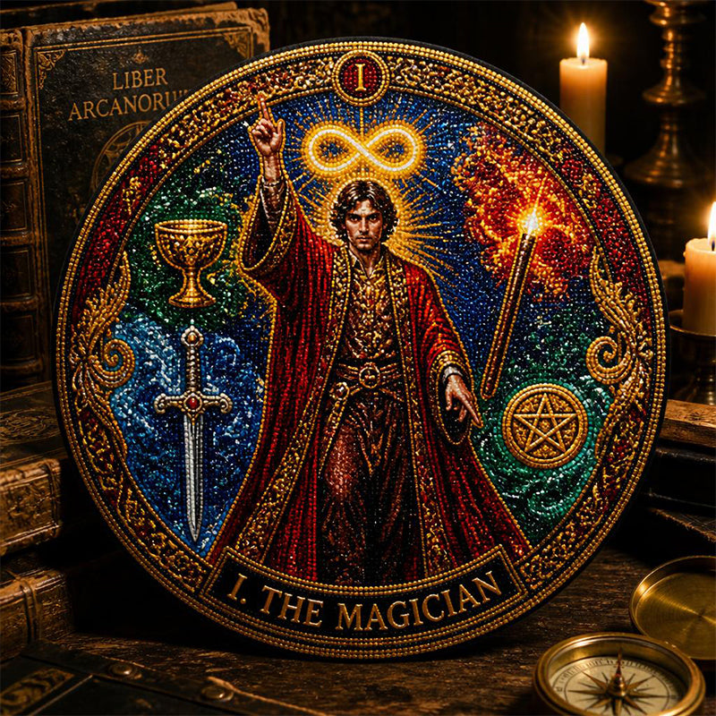 🧘‍♀️ Vind Jouw Heilige Licht: Grote Arcana Tarot Diamantkunst 🌘
