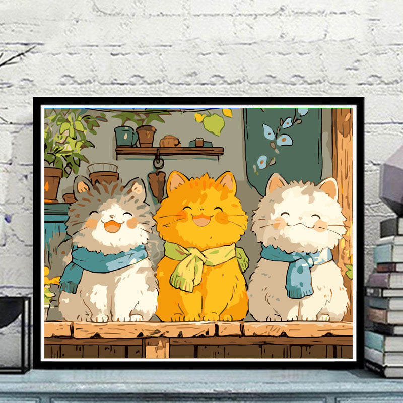 🎨 DIY Schilderen op Nummer – Ingelijste decoratiekunst | Inclusief gratis penselen en verf 🖌️