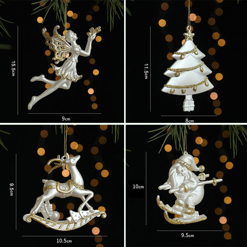 🎄🎁Kerstmis goudpoeder decoratieve ornamenten🏠