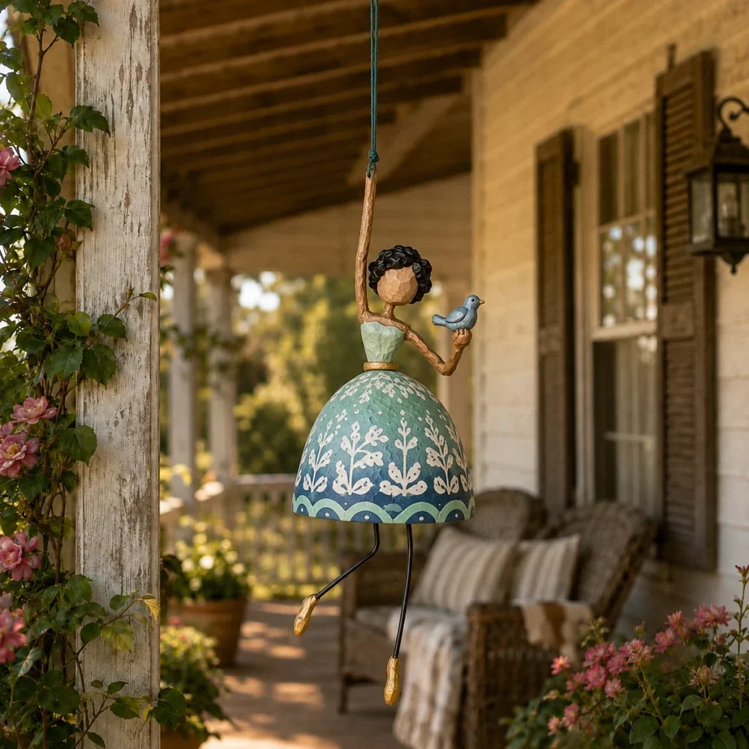 💃🌸 Laat jouw ruimte dansen — Speelse hangornament van een dansende dame