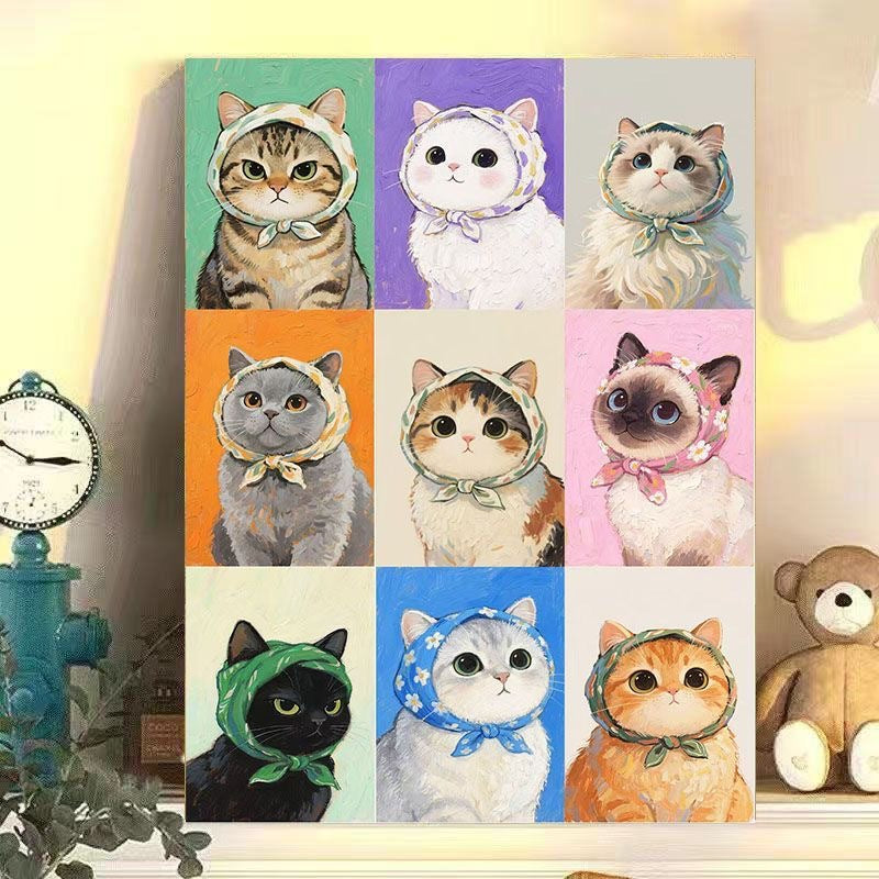 🎨 DIY Schilderen op Nummer – Ingelijste decoratiekunst | Inclusief gratis penselen en verf 🖌️
