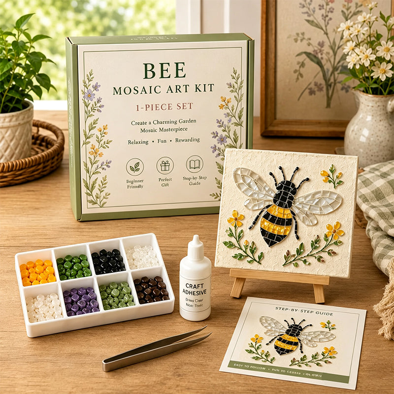 🌻🏡 Zelfmaak Mozaïek Kit voor Cottage Tuin – Maak jouw eigen meesterwerk