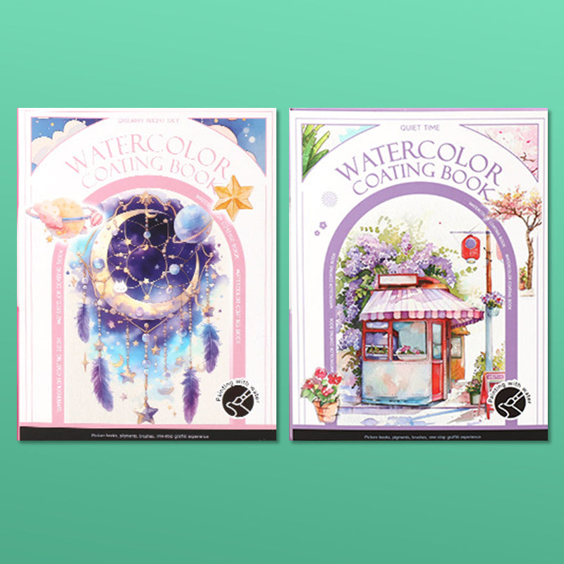 🔥Het populairste schilderij van deze maand | Draagbaar aquarel schetsboek