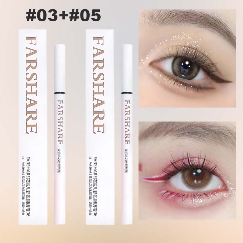 🔥Koop 1, krijg 1 gratis🌈Gekleurde eyelinerpen – Ultrafijne punt voor levendige, langdurige ooglooks