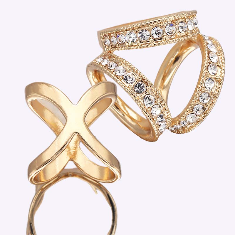 💫Koop 1 , Krijg 1 gratis✨Sjaalring met strass