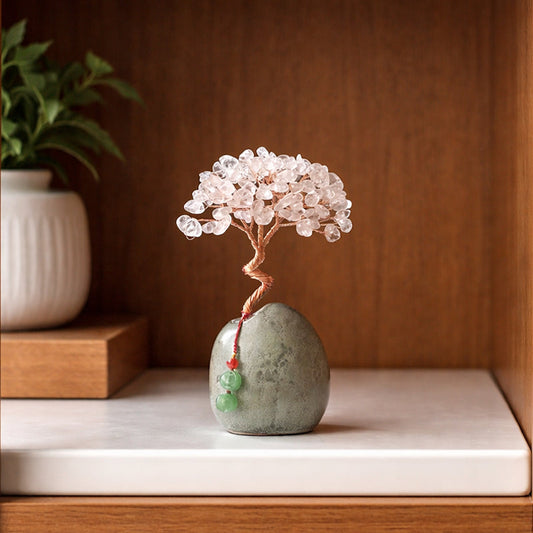 ✨ Kristallen Boom Ornament · Handgemaakt Energie Decor