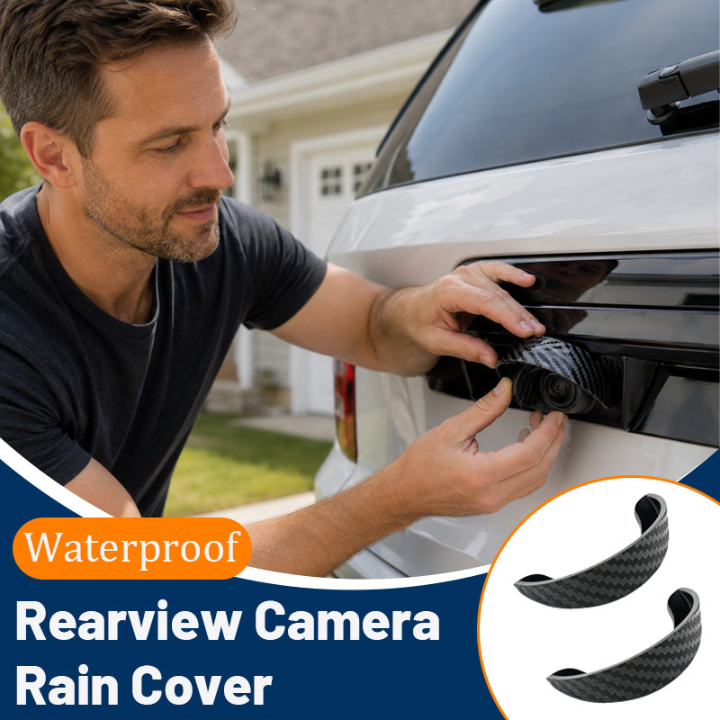 🌧️🚗 Waterproof Rear Camera Rain Shield — Clear View, Rain or Shine