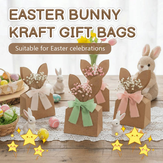 🐰Versier Je Pasen: Maak Je Eigen Paashaaszakjes met Onze DIY Kit! 🐰🌷