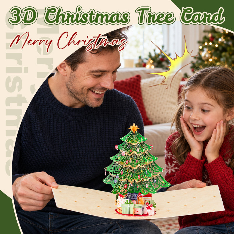 🎄 3D Pop-up Kerstboom Wenskaart