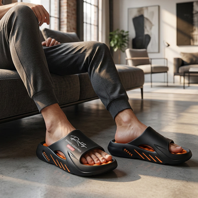 🥳ZOMER HITTEAANBIEDING🥳💞50.000+ VERKOCHT!💥49% KORTING! 🔥Antislip-dikke zool-wolkslides voor heren