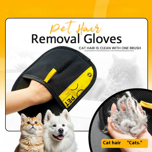🐾 Handschoen voor het verwijderen van kattenhaa