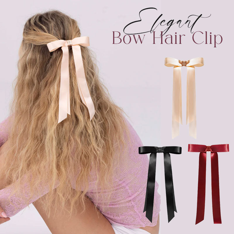 🔥 Laatste dag! 49% korting – Elegante magnetische haarclip met strik ✨