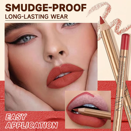 🌈Set van 12 lippenpotloden💧Waterbestendig en kleurvast, breng make-up aan in 3 seconden