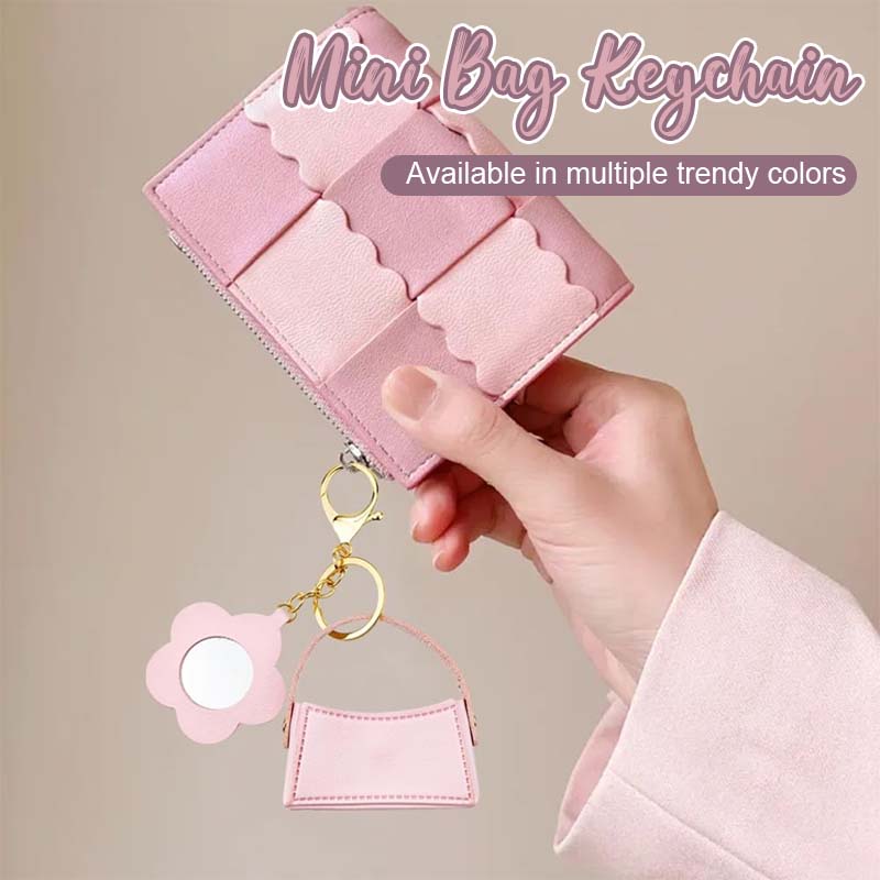 💄✨ Mini-tas sleutelhanger – Stijlvolle en functionele beauty-buddy voor onderweg