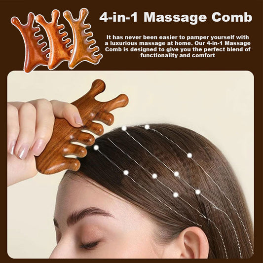 ⏳Koop 1, krijg 1 gratis💖Helpt je bloedvaten te ontlasten en je zenuwen te ontspannen✨🖐️4-in-1 massageka