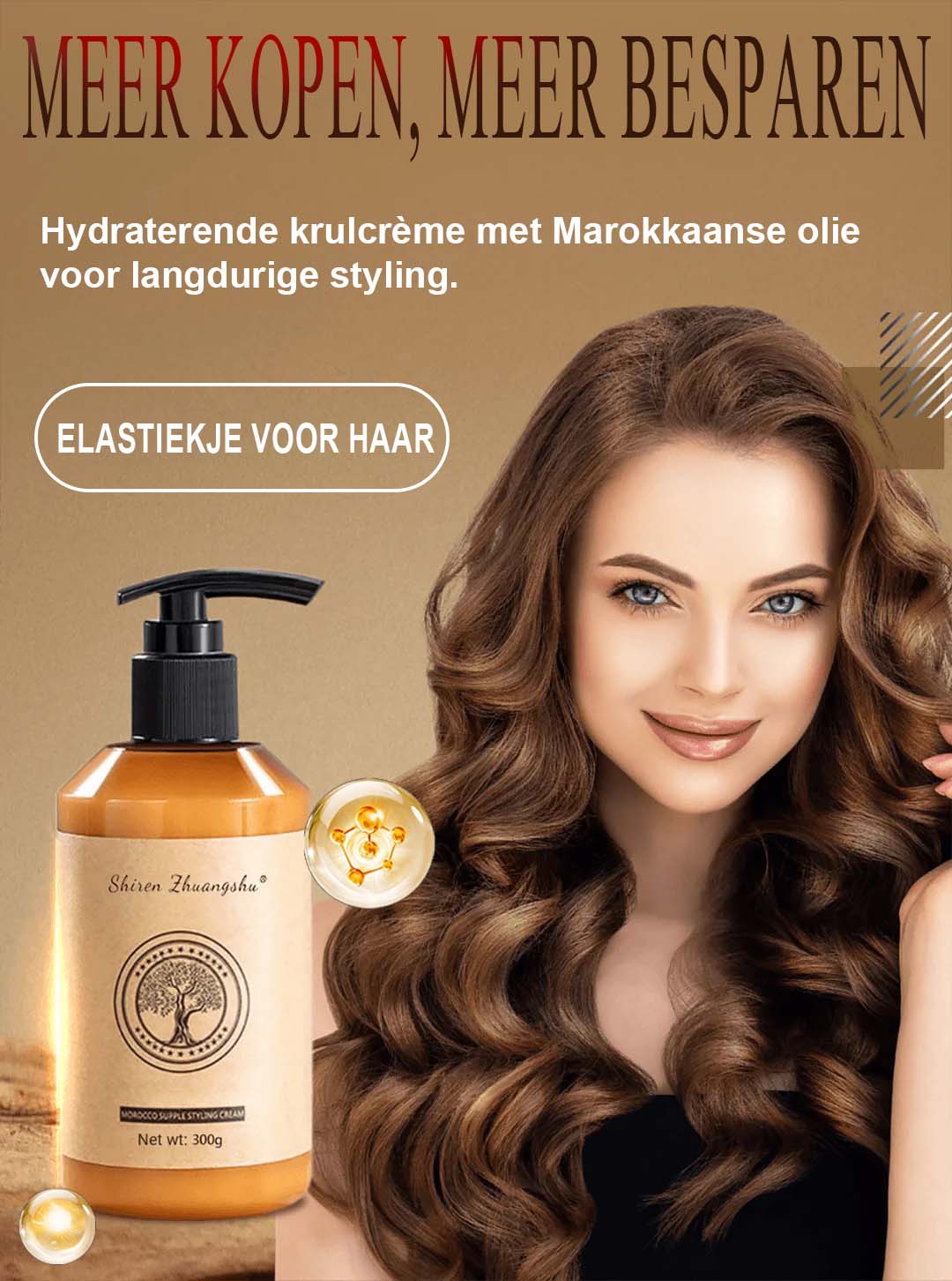 🔥2025 hete verkoop🔥Langdurig stylingvolume hydraterende elasticiteitverhogende crème voor krullend haa