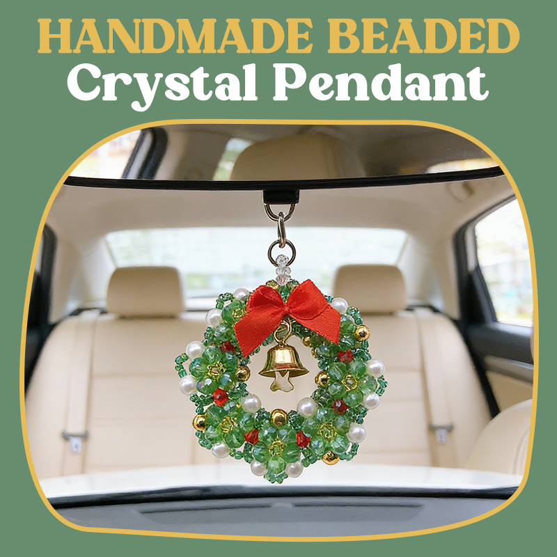 💖Veel geluk in je auto | 🌈Autohanger met kristallen kralen 🪷🛣️